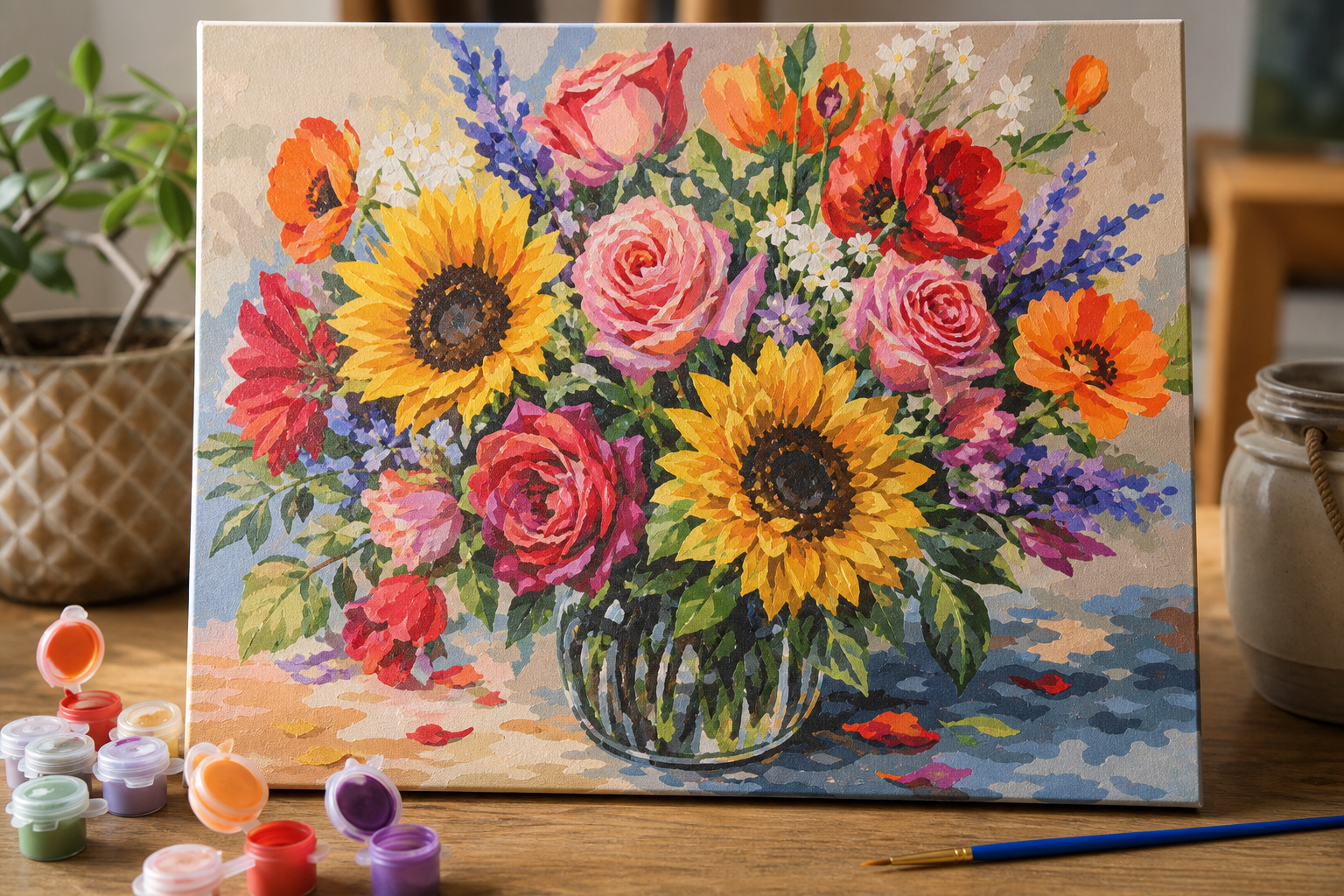 Malen nach Zahlen Blumen: die schönsten Blütenmotive